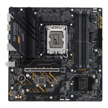 ASUS TUF GAMING B660M-E D4, Intel B660, 1700, Micro ATX, 4 DDR4, HDMI, DP, 2.5GB LAN, PCIe4, RGB, 2x M.2