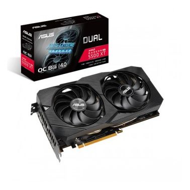 ASUS Dual 90YV0DV1-M0NA00 graphics card AMD Radeon RX 5500 XT 8 GB GDDR6