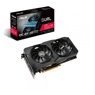 ASUS Dual -RX5500XT-O4G-EVO AMD Radeon RX 5500 XT 4 GB GDDR6