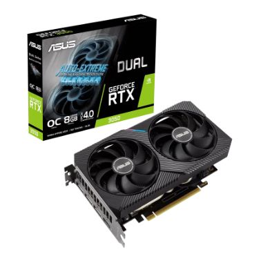 ASUS Dual GeForce RTX 3050 OC Edition 8GB NVIDIA GDDR6