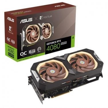 ASUS GeForce RTX 4080 SUPER 16GB GDDR6X NOCTUA OC Editon Graphics Card with PCI Express 4.0, 2 x HDMI, 3 x DP