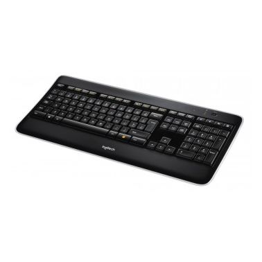 Logitech K800 keyboard RF Wireless QWERTY Pan Nordic Black