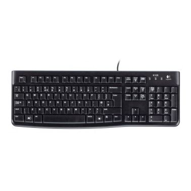 Logitech K120 keyboard USB QWERTZ Czech Black