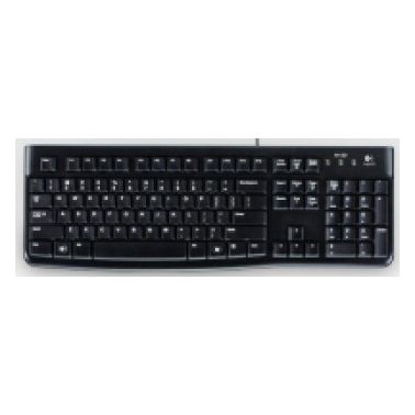 Logitech K120 keyboard USB AZERTY French Black