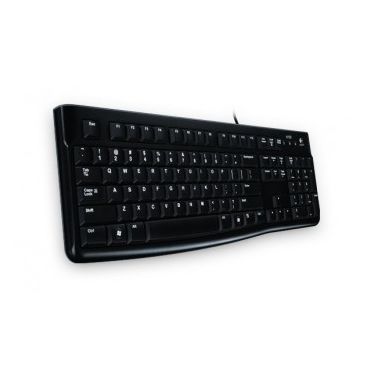 Logitech K120 keyboard USB QWERTZ German Black