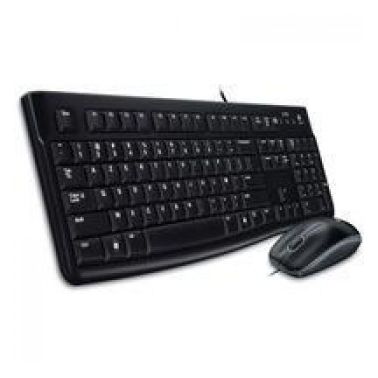 Logitech Desktop MK120, UK keyboard USB QWERTY UK English Black
