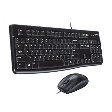 Logitech MK120 keyboard USB Black