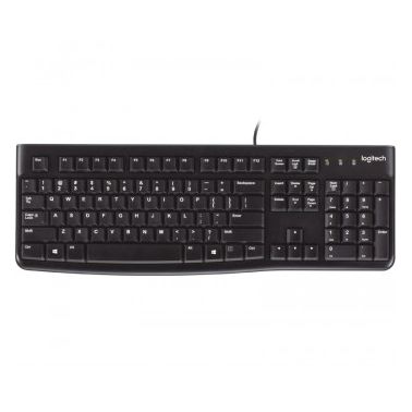 Logitech K120 keyboard USB Croatian Black