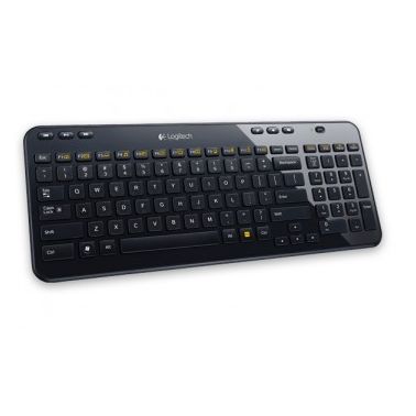 Logitech K360 keyboard RF Wireless QWERTZ German Black