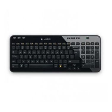Logitech K360 NO keyboard RF Wireless QWERTY Pan Nordic Black