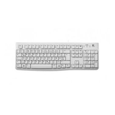 Logitech K120 keyboard USB QWERTZ German White