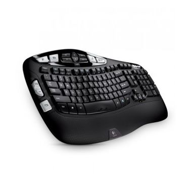 Logitech K350 keyboard RF Wireless QWERTY English Black