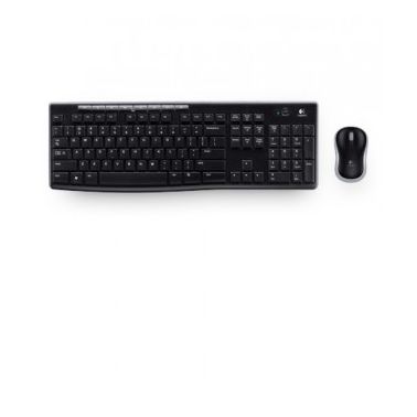 Logitech MK270 keyboard USB QWERTZ Czech Black