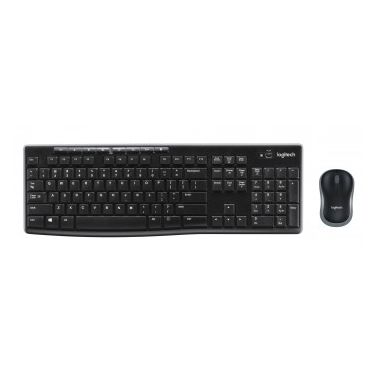 Logitech MK270 keyboard RF Wireless QWERTY Pan Nordic Black