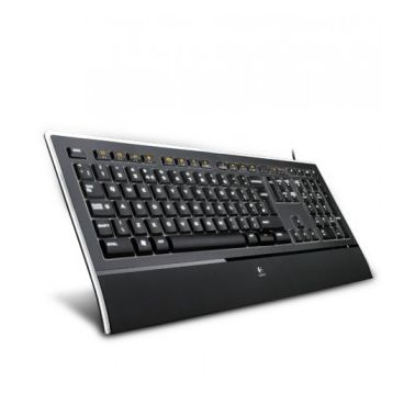 Logitech K740 keyboard USB QWERTY Pan Nordic Black