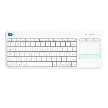 Logitech K400 Plus keyboard RF Wireless QWERTZ German White