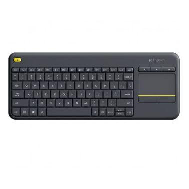 Logitech K400 Plus keyboard RF Wireless QWERTY Portuguese Black