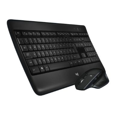 Logitech MX900 keyboard USB + Bluetooth QWERTY Pan Nordic Black
