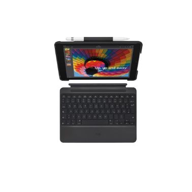 Logitech Slim Combo QWERTY UK International Graphite Bluetooth