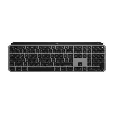 Logitech MX Keys keyboard RF Wireless + Bluetooth QWERTZ German Aluminium, Black