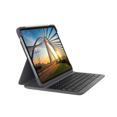 Logitech Slim Folio Pro QWERTY Spanish Graphite Bluetooth