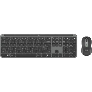 Logitech MK950 Signature for Business keyboard Mouse included RF Wireless + Bluetooth QWERTY UK English Graphite