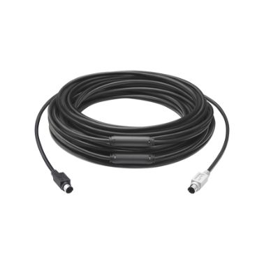 Logitech 939-001490 PS/2 cable 15 m 6-p Mini-DIN Black