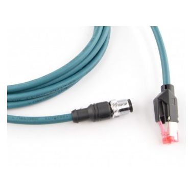 Datalogic CAB-ETH-M03 M12-IP67 networking cable 3 m Blue