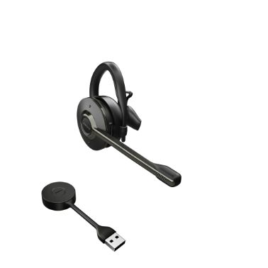 Jabra Engage 55 - Wireless - Office/Call center - 18 g - Headset - Black - Titanium