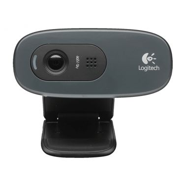 Logitech HD C270 webcam 3 MP 1280 x 720 pixels USB 2.0 Black, Grey