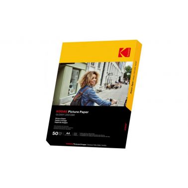 Kodak 230g A4 210x297mm Glossy Picture Paper - 50 Sheets