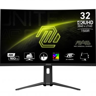 MSI MAG 321CUP computer monitor 80 cm (31.5") 3840 x 2160 pixels 4K Ultra HD Black