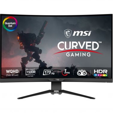 MSI MAG 325CQRF QD computer monitor 80 cm (31.5") 2560 x 1440 pixels Wide Quad HD Black