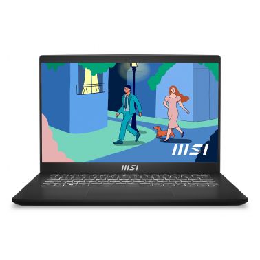 MSI Modern 14 C7M-074UK AMD Ryzen™ 5 7530U Netbook 35.6 cm (14") Full HD 8 GB DDR4-SDRAM 512 GB SSD Wi-Fi 6E (802.11ax) Windows 11 Home Black