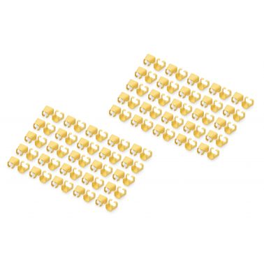 Digitus Color clips for Patch cable - Yellow