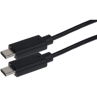 Maplin A00UY USB cable 0.5 m USB 2.0 USB C Black