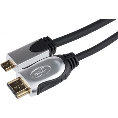 Maplin A00XC HDMI cable 3 m HDMI Type A (Standard) HDMI Type D (Micro) Black