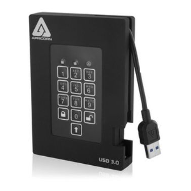 Apricorn A25-3pl256-500f Aegis Padlock Fortress 500gb External Hard Drive