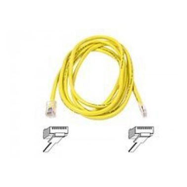 Belkin High Performance - Patch cable - RJ-45(M) - RJ-45(M), 2m, UTP ( CAT 6 ) - yellow networking cable