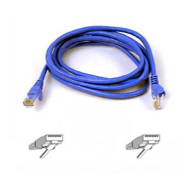 Belkin Cable Patch Cat6 RJ45 Snagless 0.5m blue networking cable