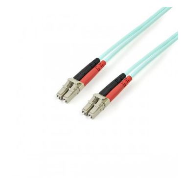 StarTech.com Fiber Optic Cable - 10 Gb Aqua - Multimode Duplex 50/125 - LSZH - LC/LC - 3 m