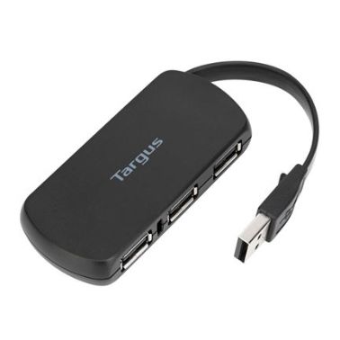 Targus ACH114EU interface hub USB 2.0 480 Mbit/s Black