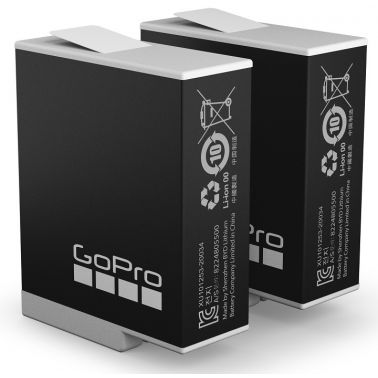 GoPro Enduro Rechargeable Battery 2-pack HERO12, HERO11, HERO10 & HERO9 Black