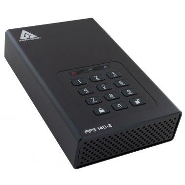 Apricorn Aegis Padlock DT FIPS external hard drive 2 TB Black