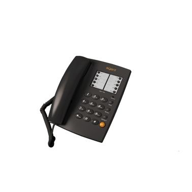 AGENT 1000 Basic Telephone in black AG01-0001