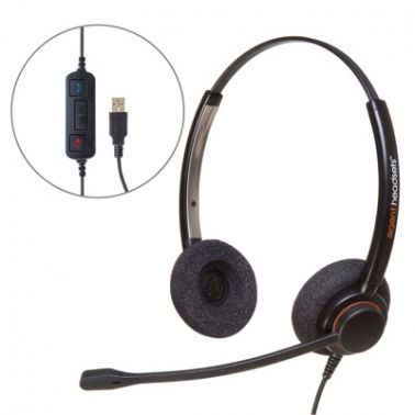 AGENT AP-2U Binaural NC Headset PLX USB AG22-0296