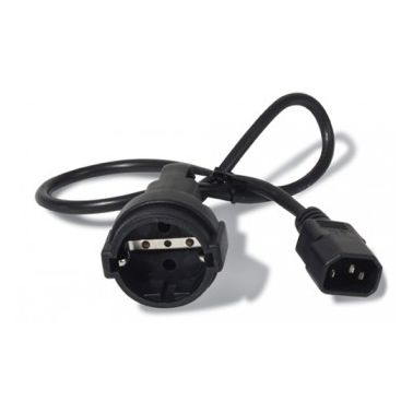 APC AP9880 power cable Black 0.6 m C14 coupler CEE7/7