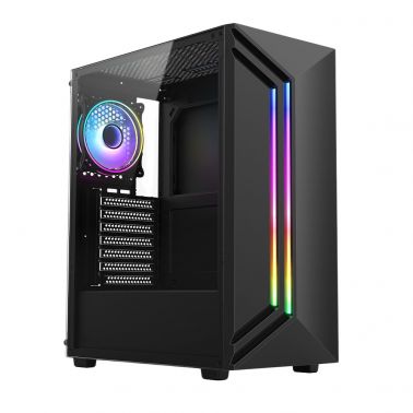 VIDA APOLLO-BLK computer case Tower Black