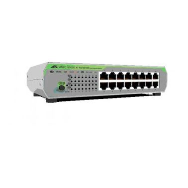 Allied Telesis FS710/16E Unmanaged Fast Ethernet (10/100) Green,Grey 1U