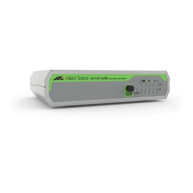 Allied Telesis FS710/5E Unmanaged Fast Ethernet (10/100) Green,Grey